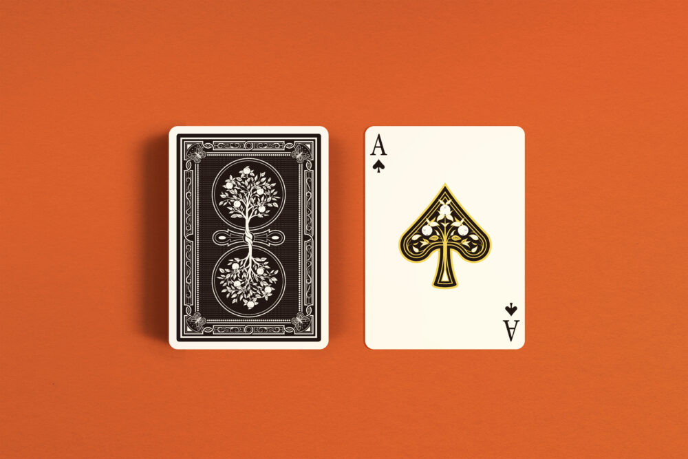 02 牌背與黑桃A 橘子樹牌 The Orange Tree Deck By Hau Jiun